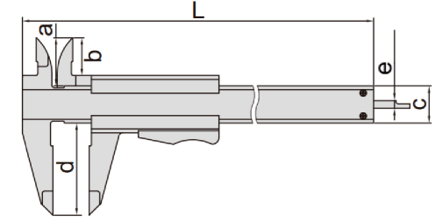 Mitutoyo Verniyerli Kumpas 0-150 mm/0,05 mm 530-104