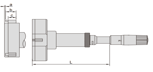 Mitutoyo Dijital Üç Noktalı Hassas Delik Ölçme 6-12 mm 468-971