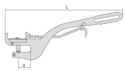 İNSİZE 0-15 mm Sıcak Plaka İçin Mikrometre