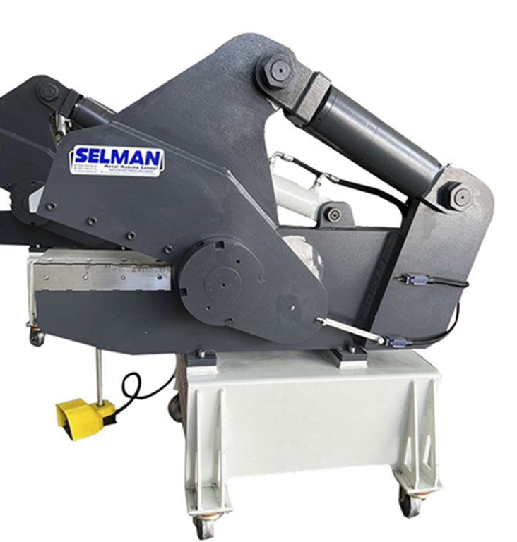 SELMAN METAL MAKİNA'DAN HURDA KESME MAKASI