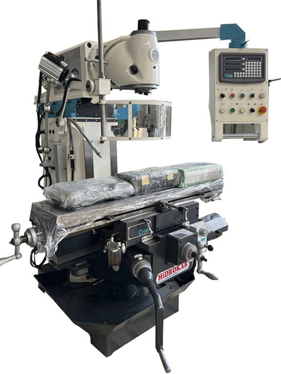 CRAFT F100 KOÇ BAŞLI FREZE TEZGAHI 3 EKSEN DİJİTALLİ TAM TAKIM-1