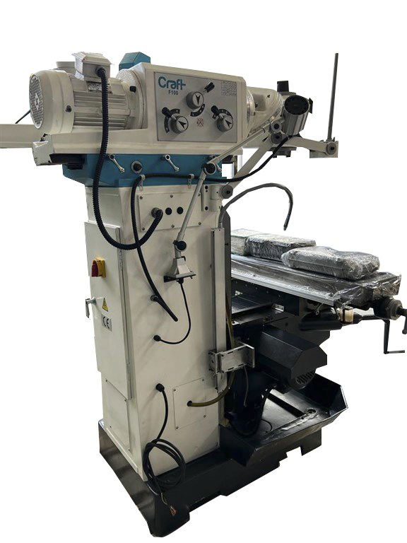 CRAFT F100 KOÇ BAŞLI FREZE TEZGAHI 3 EKSEN DİJİTALLİ TAM TAKIM-2