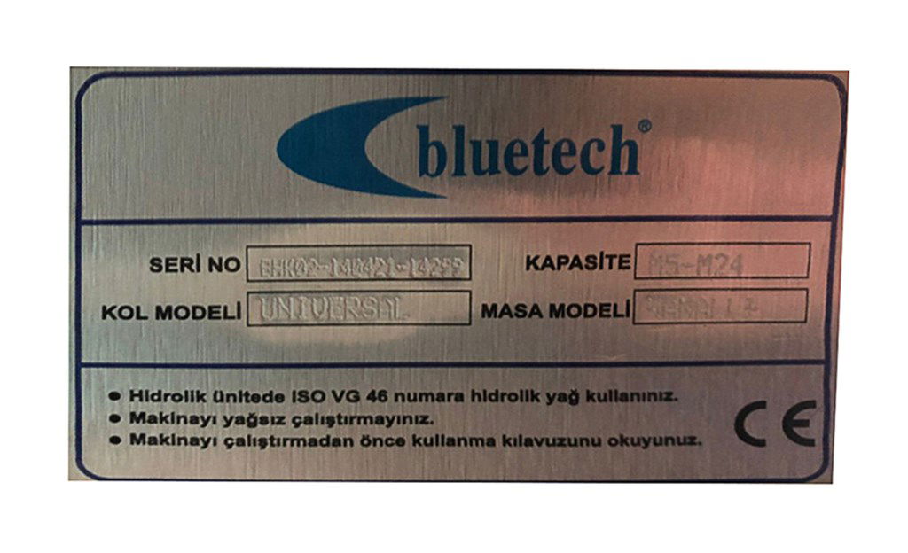 BLUETEC HİDROLİK YAĞLAMA SİSTEMLİ KILAVUZ ÇEKME MAKİNASI M5-24-5