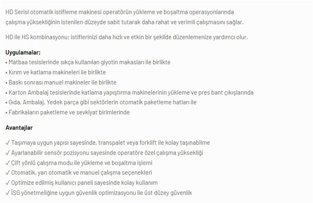 KAĞIT İSTİFLEME LİFTLERİ - CUBIC HD SERİSİ KAĞIT İSTİFLEME LİFTLERİ - CUBIC HD SERİSİ-3