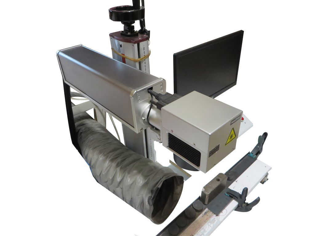 WİSELY 20W FİBER LAZER MARKALAMA MAKİNASI 25X22 CM İŞLEM ALANI-4