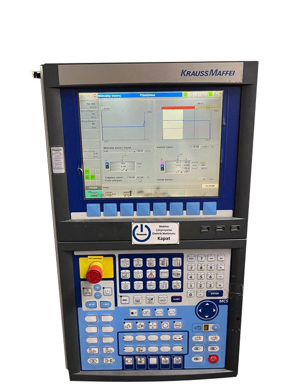 KRAUSS MAFFEI KM 160 - 750 CX PLASTİK ENJEKSİYON MAKİNESİ 61006923 KRAUSS MAFFEI KM 160 - 750 CX PLASTİK ENJEKSİYON MAKİNESİ 61006923-3