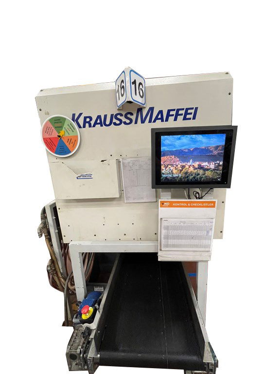 KRAUSS MAFFEI KM 150 - 700 C2 2002 61002462 ENJEKSİYON MAKİNE KRAUSS MAFFEI KM 150 - 700 C2 2002 61002462 ENJEKSİYON MAKİNE-2