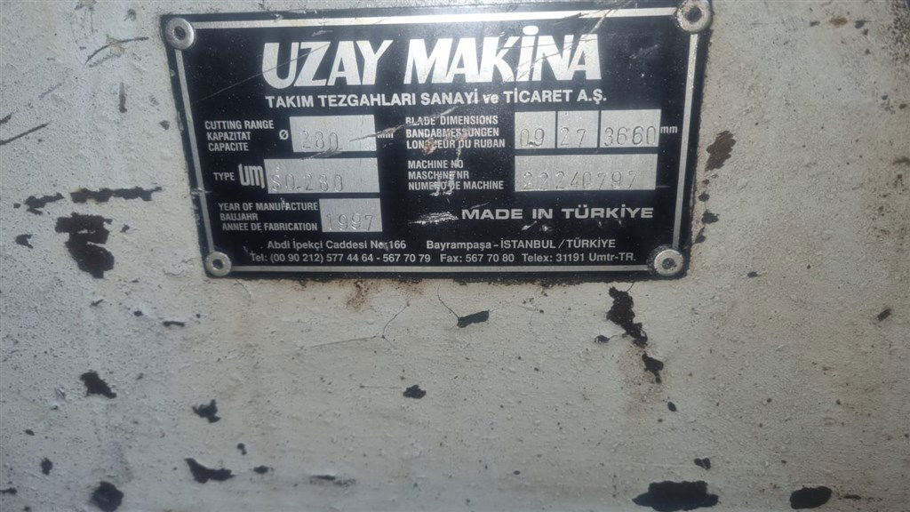 UZAY 280 ŞERİT TESTERE-2