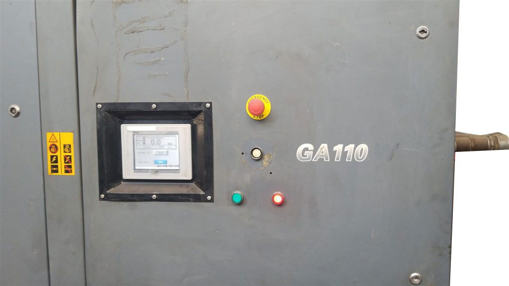 GA 110 ATLAS COPCO VİDALI KOMPRESÖR GA 110 ATLAS COPCO VİDALI KOMPRESÖR