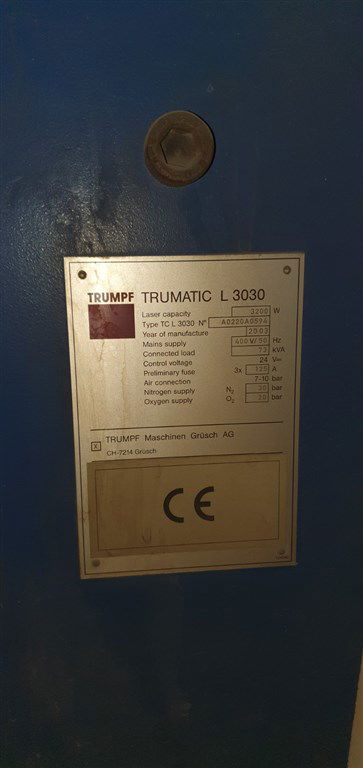 TRUMPF TRUMATIC L 3030 LAZER KESİM MAKİNASI -2