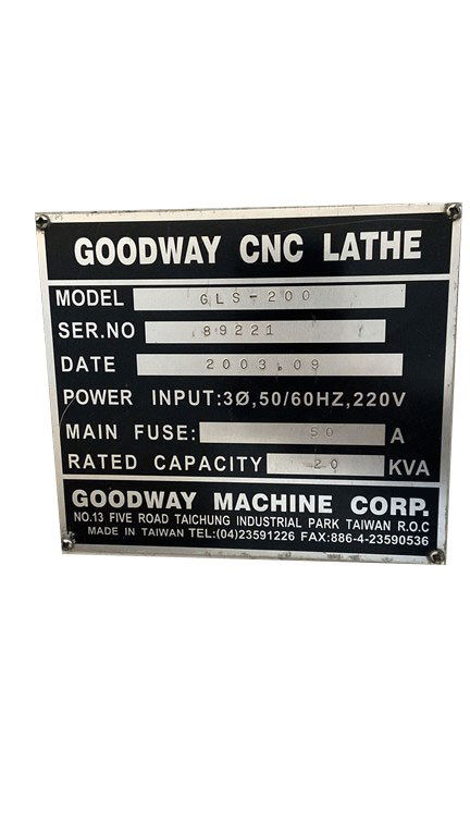 GOODWAY GLS200 CNC Torna -1