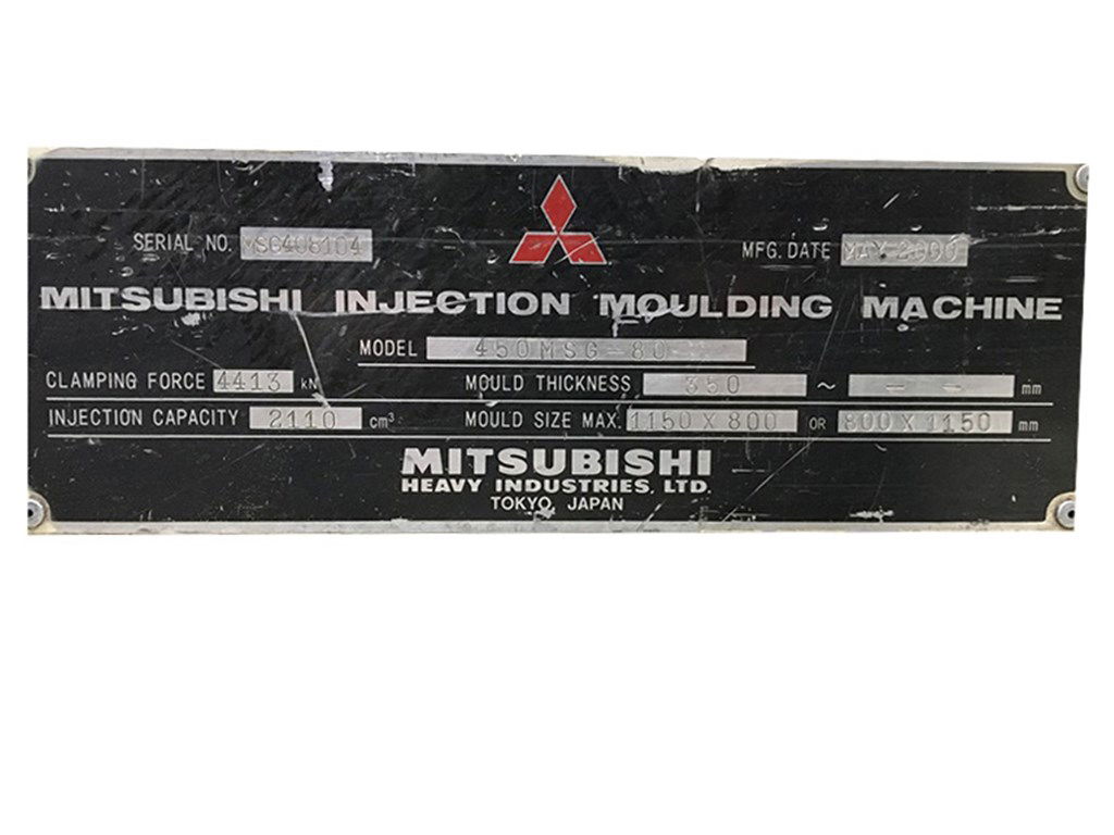 Mitsubishi 450 Ton Enjeksiyon Makinesi-4