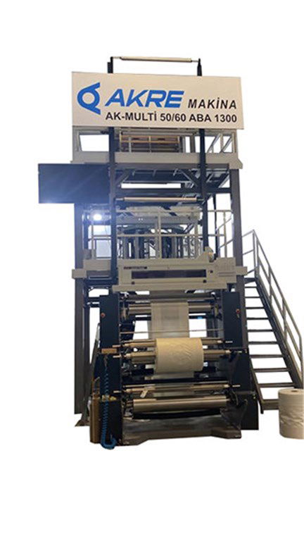 Akre Makina Multi Seri Aba Extruder Film Bodinoz Makinası-5
