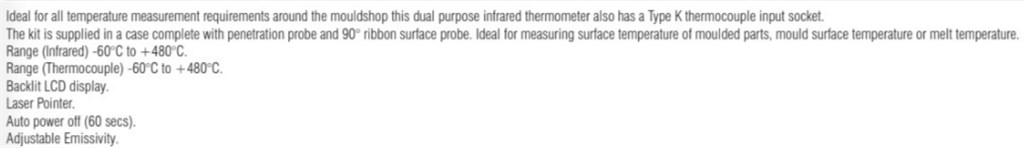 INFRARED AND PROBE THERMOMETER KİT-1