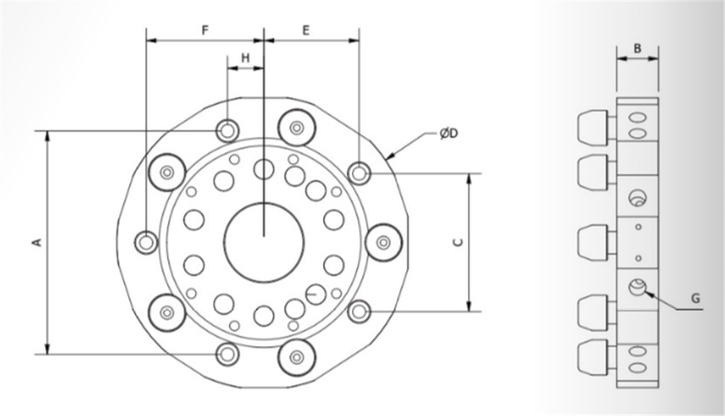 ROBOT TUTUCU /ROBOT GRİPPER SİDE MGS 200 mm-1