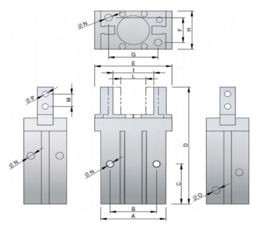 PARALEL TUTUCU/PARALLEL GRİPPER PG-10-1