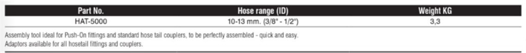 HORTUM MONTAJ ALETİ/ HOSE ASSEMBLY TOOL/ BASE TOOL-2