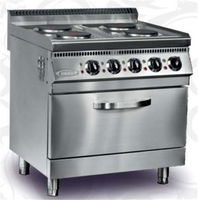 Elektrikli Kuzine 12KW Kapasite Ø 18cm x 4 + 1