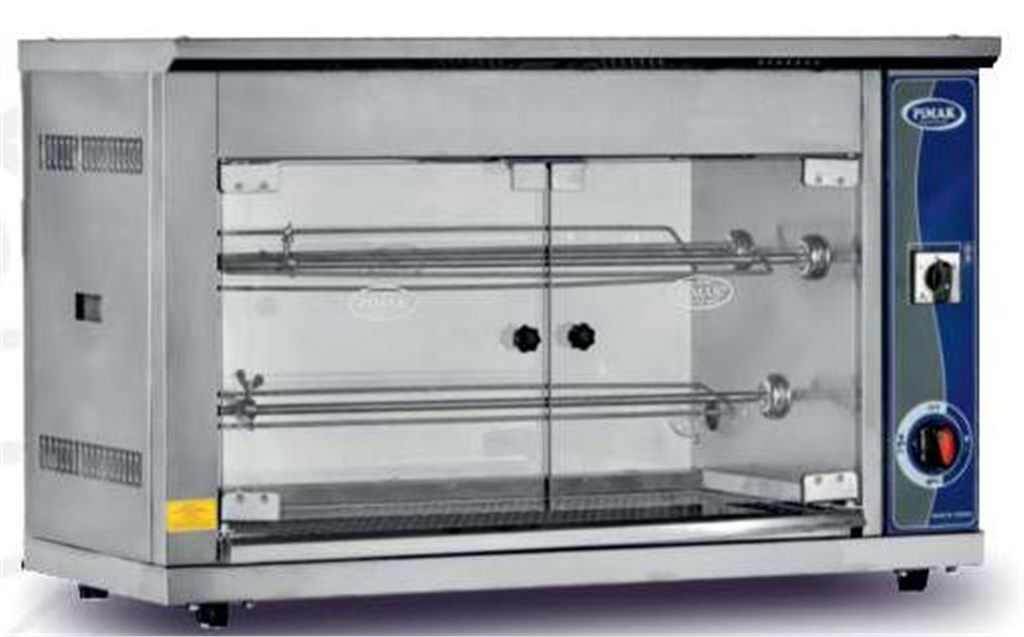 Elektrikli Setüstü Piliç Çevirme Makinesi 3 / 15 Şiş/Piliç