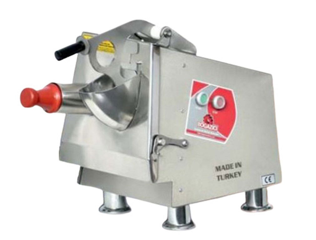 Sebze Doğrama Makinesi Kapasite 300Kg/h +10x20 mm Kübik Bıçak