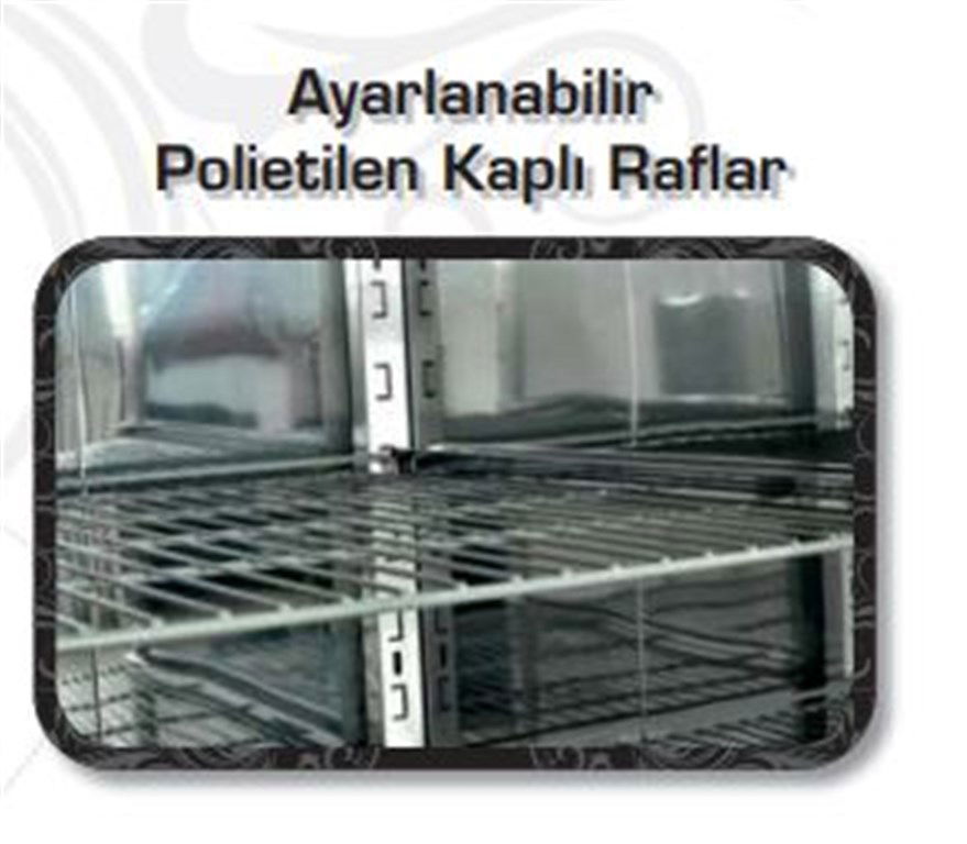 Dik Tip Buzdolabı Tek Kapılı +2/+5°C Hacim 700 Lt-1