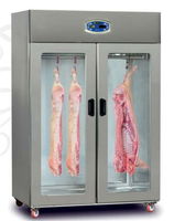 Et Askılıklı Buzdolabı İki Kapılı(Cam Kapılı, Vitrinsiz) -2/+5 °C Hacim 1342 Lt