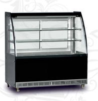 Pasta Vitrini 130cm, Isıtmalı, Bombe Camlı +40 / +60°C Hacim 480 Lt