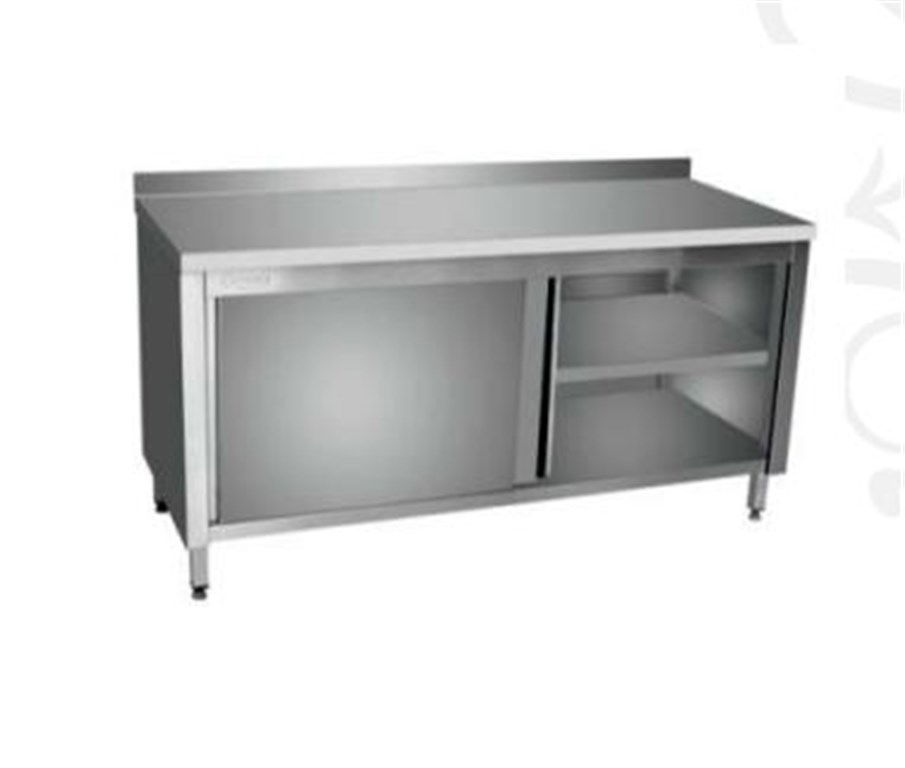 Dolaplı Çalışma Tezgahı – Ara Raflı 1400*600*850mm