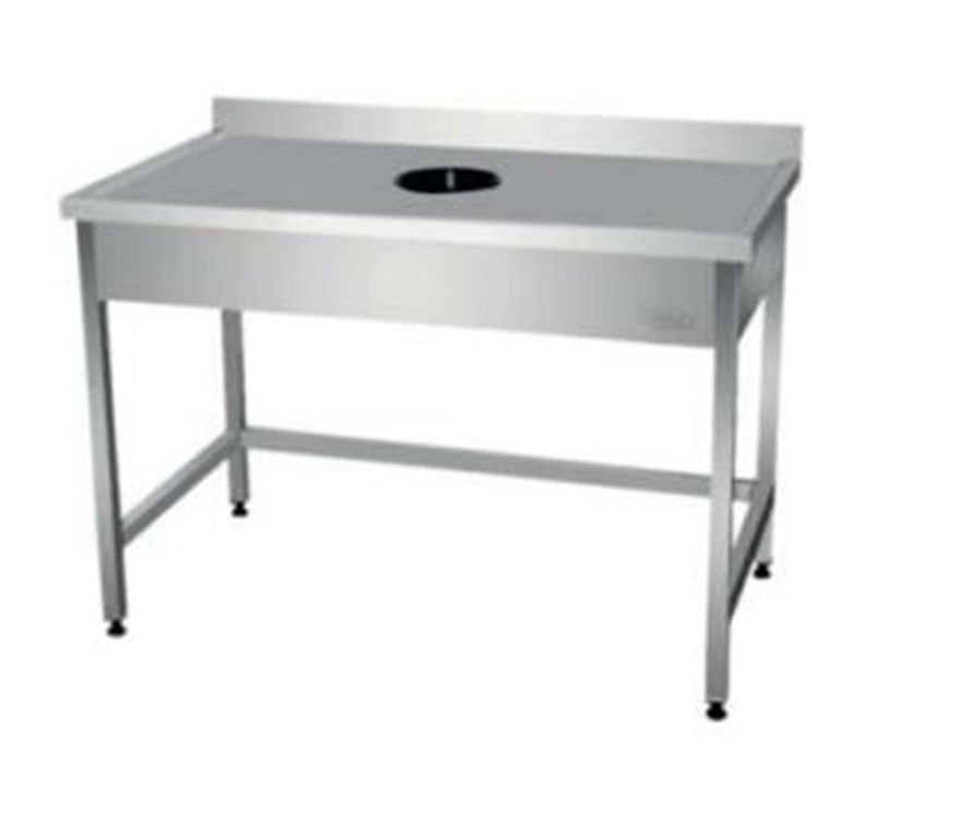 Bulaşık Sıyırma Tezgahı 1400x600x850mm