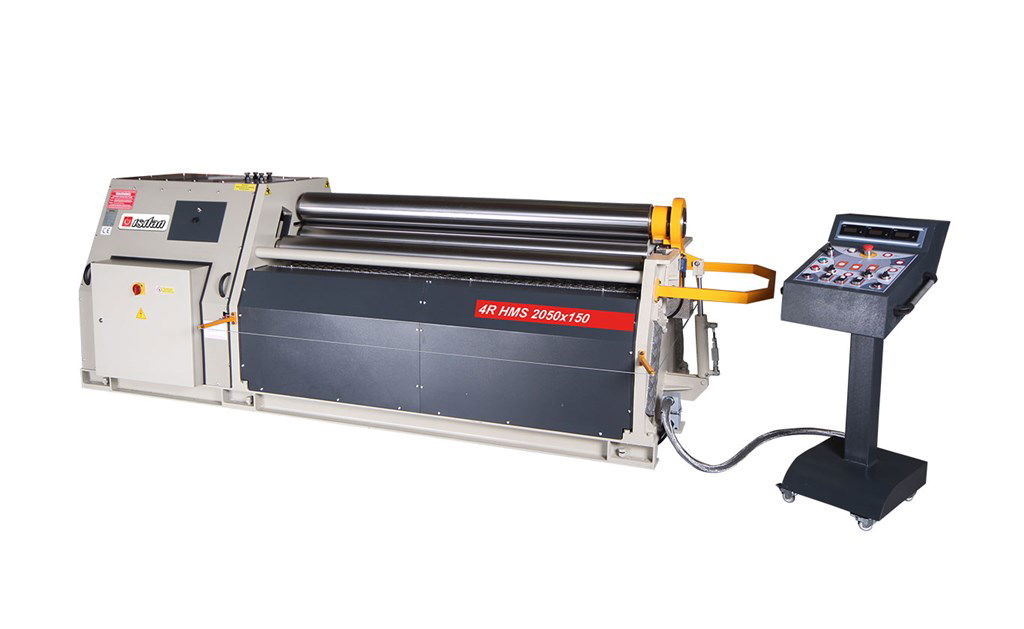 4 Toplu 7 Eksen NC Kontrollü Hidrolik Silindir Büküm Tezgahı - 4R HMS 2050x130 