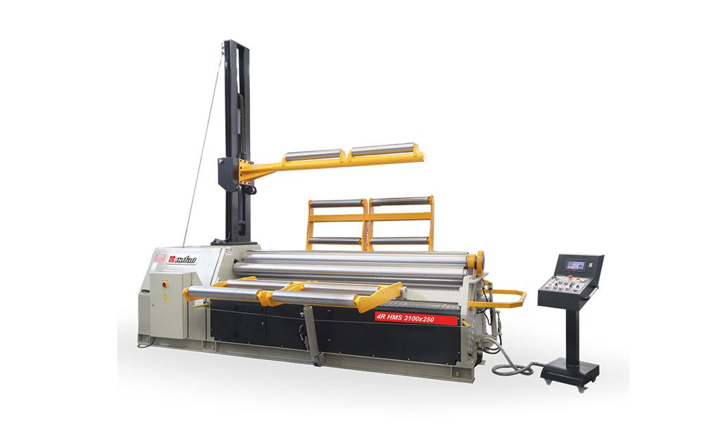4 Toplu 4 Eksen NC Kontrollü Hidrolik Silindir Büküm Tezgahı - 4R HMS 2550x250 