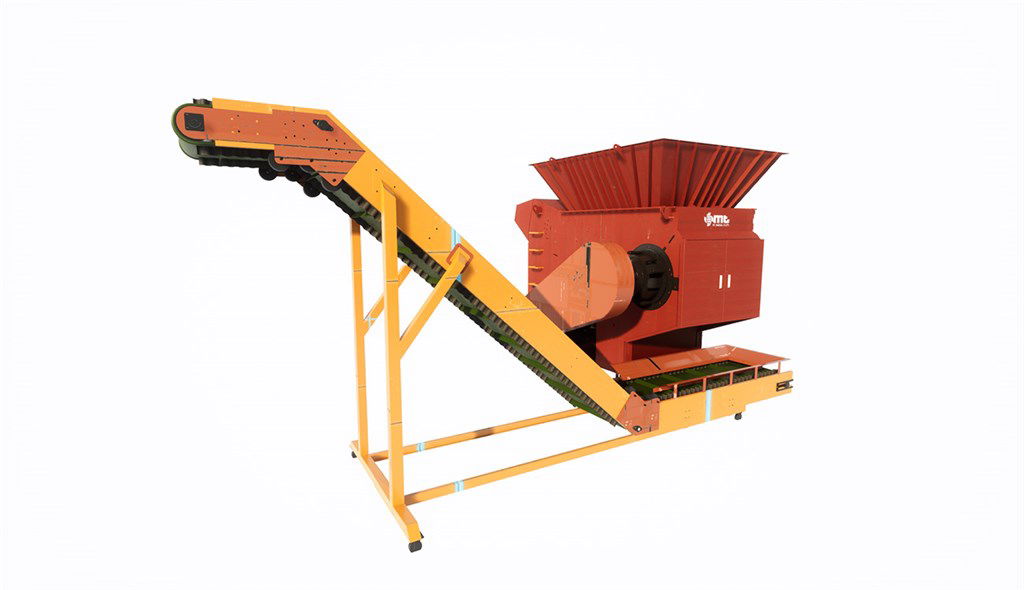 TS100 TEK ŞAFTLI KATI ATIK PARÇALAYICI (Rotor Çapı 1000mm)