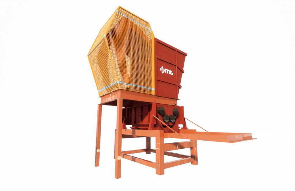 DS80 DÖRT ŞAFTLI KATI ATIK PARÇALAYICI (Rotor Çapı 800mm)