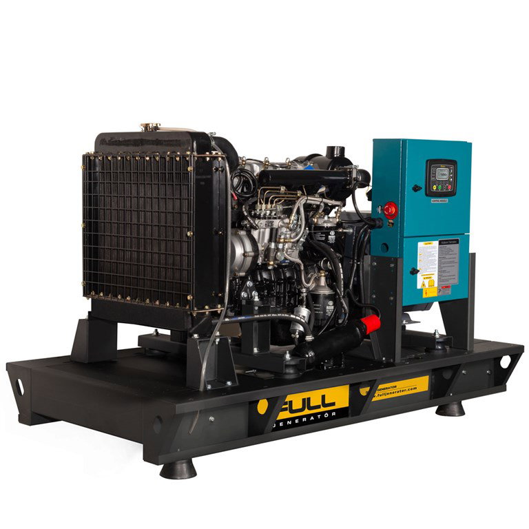 Dizel Jeneratör - (Kabinli, 4K Otomatik Transfer Panolu ve 3K Termik Manyetik Şalterli -Leroy Somer Alternatörlü) - 12kVA Dizel Jeneratör - (Kabinli, 4K Otomatik Transfer Panolu ve 3K Termik Manyetik Şalterli -Leroy Somer Alternatörlü) - 12kVA-2