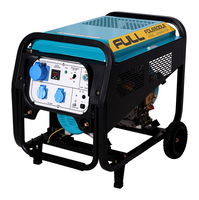 Dizel Portatif Jeneratör -  Açık Şase, İpli ve Marşlı - 6,2kVA - 230V