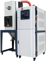 T-MAX 120m³/h Kapasiteli 160L Kurutma Hazneli 2'si 1 Arada Plastik Hammadde Kuru Havalı Kurutma Cihazları