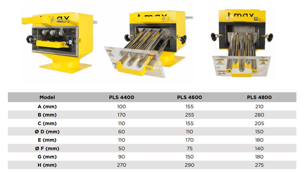 T-MAX PLS 4800 Çekmeceli Kutu Mıknatıs 210x210 (8x8)-1