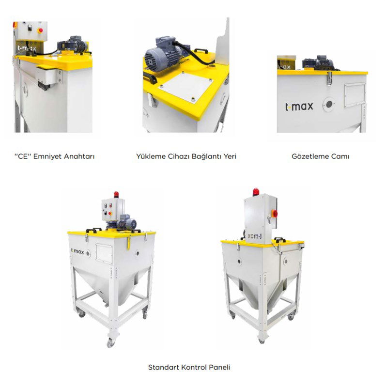 T-MAX 300kg Kapasiteli MOVMAX SST Mobil Mikser, 500/300 T-MAX 300kg Kapasiteli MOVMAX SST Mobil Mikser, 500/300-1