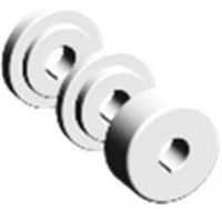 Isıtan 4R HPK-110 Alüminyum ve Paslanmaz Profil Boru Büküm Tezgahı Delrin Vals Topları (100x100x10mm)