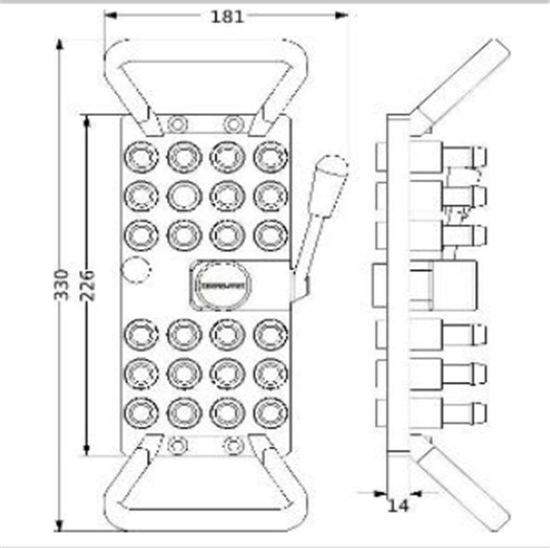 TEKNO-MET 24 LÜ MULTİ QUICK KAPLİN MM T09.24 HGB 12-1