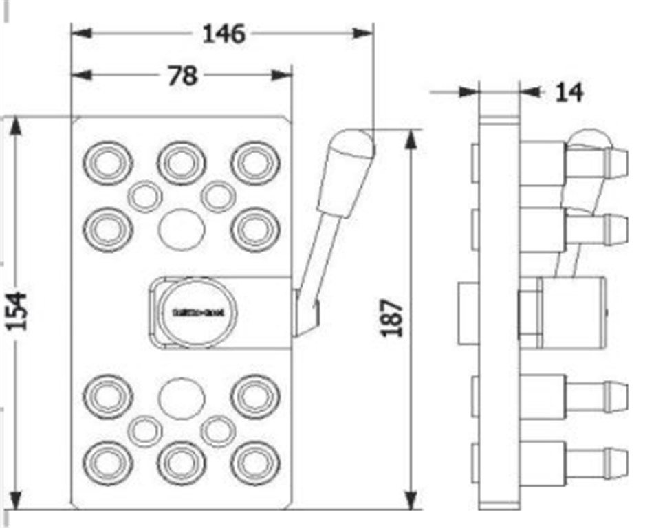 TEKNO-MET 10 LU MULTİ QUICK KAPLİN MM T09.10 HGF 10 TEKNO-MET 10 LU MULTİ QUICK KAPLİN MM T09.10 HGF 10-2