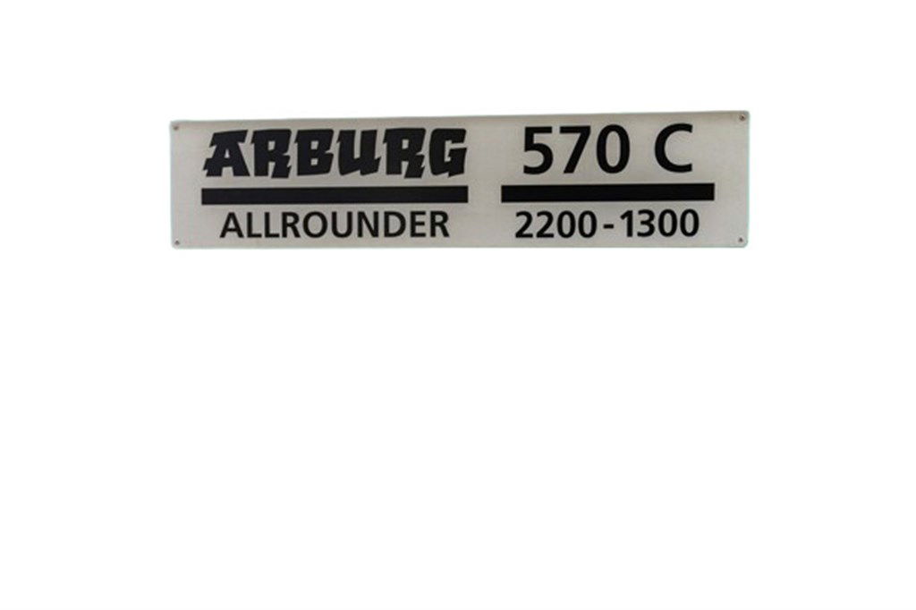 ARBURG 570C ALLROUNDER 2200-1300 Hidrolik Plastik Enjeksiyon-5