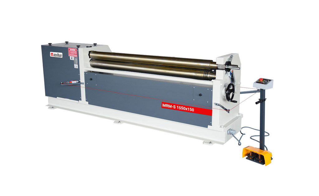 ISITAN-MRM-S 1550x170 Asimetrik Motorlu 3 Toplu Çelik Kaynak Gövdeli Silindir Büküm Tezgahı Profil BükmeVals Topları 7/8