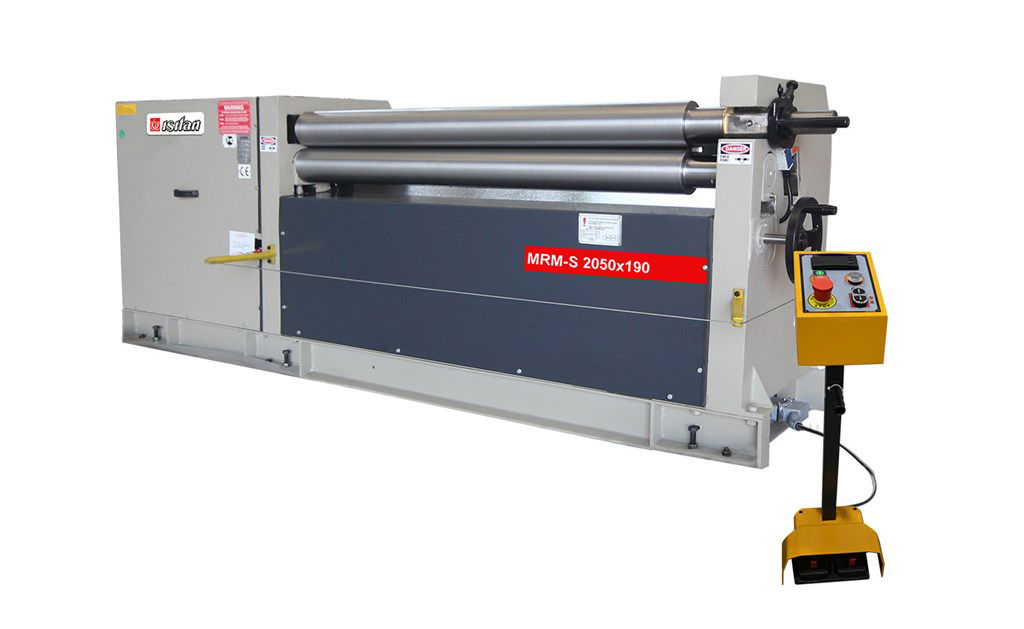 ISITAN - MRM-S 2050x130 Asimetrik Motorlu 3 Toplu Çelik Kaynak Gövdeli Silindir Büküm Tezgahı İndüskiyonlu Sert Mil 3/4