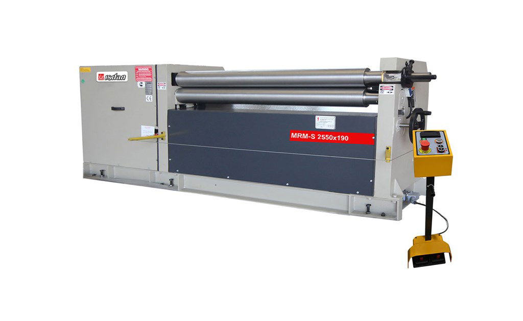 ISITAN - MRM-S 2550x180 Asimetrik Motorlu 3 Toplu Çelik Kaynak Gövdeli Silindir Büküm Tezgah Uzatılmış Miller 4/5