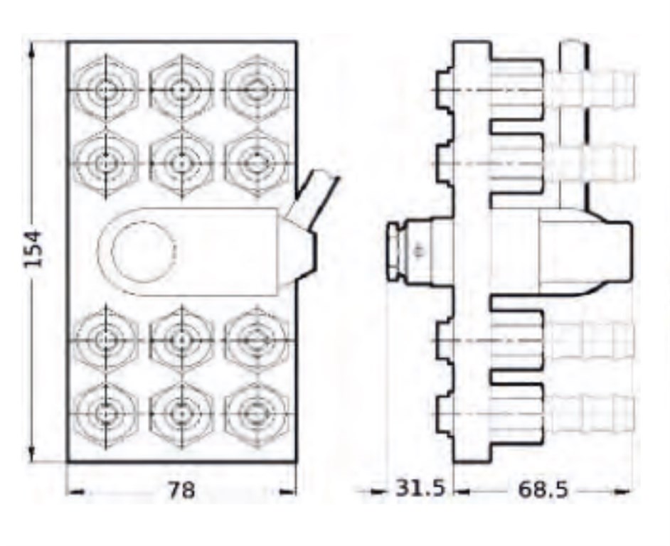 TEKNO-MET 12 Lİ MULTİ QUİCK KAPLİN MM T106.12.FGF 10-1