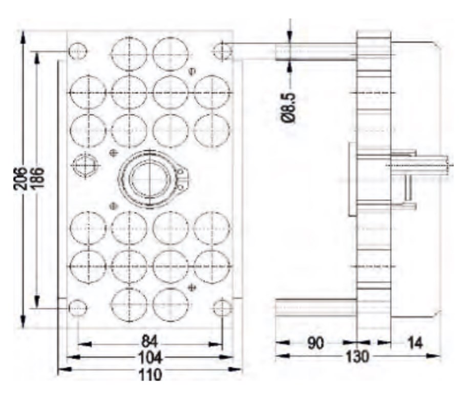 TEKNO-MET 20 Lİ MULTİ QUİCK KAPLİN MM T106.20.FGF 12-3