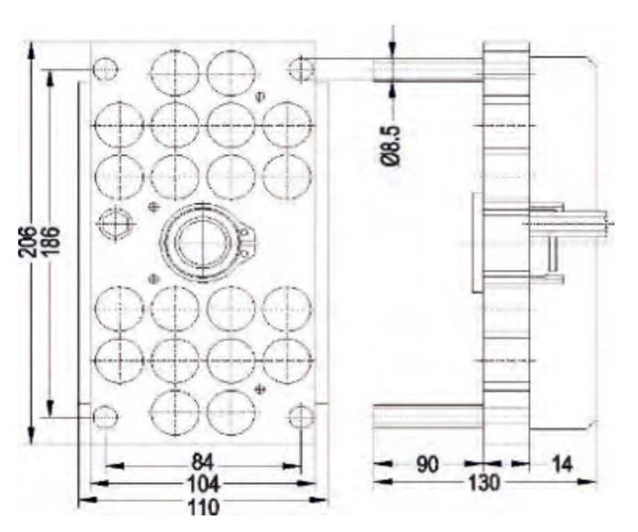 TEKNO-MET 20 Lİ MULTİ QUİCK KAPLİN MM T106.20.HGF 10 TEKNO-MET 20 Lİ MULTİ QUİCK KAPLİN MM T106.20.HGF 10-4
