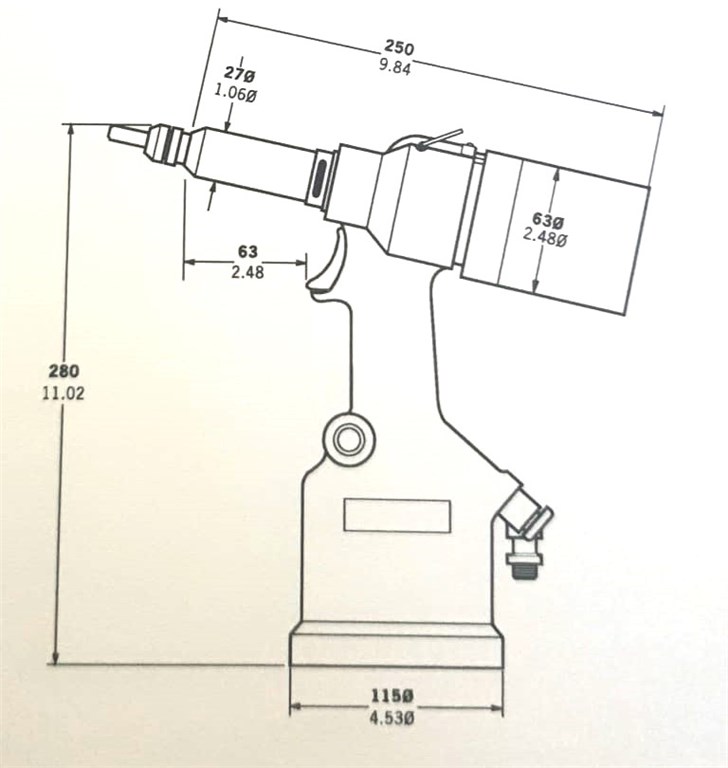 STAR-12 Havalı Somun Perçin Tabancası (M3-M12)-1