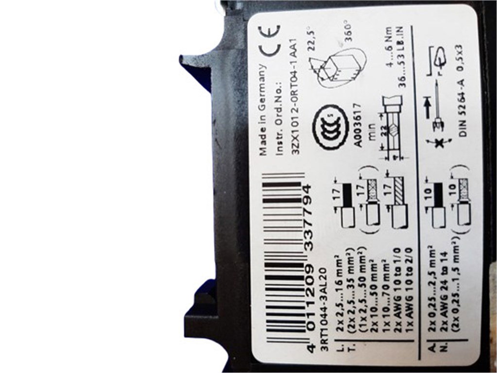 KONTAKTÖR 3RT1044-3A.0 KONTAKTÖR 3RT1044-3A.0 -4